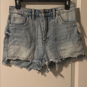 Light Blue Denim Women's Shorts